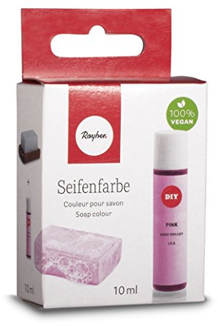 Rayher 34246264 Seifenfarbe, Sb-Box 10ml, Farbe auf Wasserbasis, Pink, 10.3 x 6 x 2.7 cm