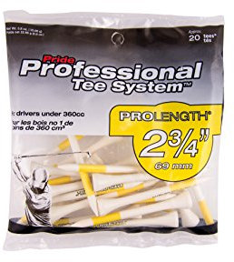 Pride Golf Tee PTS Tees 2-3/4 20 STK.