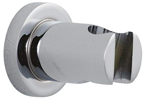 Nuie A377 ǀ Modern Bathroom Shower Accessories Luxury Round Wall Bracket, 55mm x 55mm, Chrome,Silver
