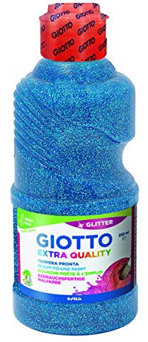 Giotto - Gouache pailletée Giotto - Flacon 250 ml - bleu
