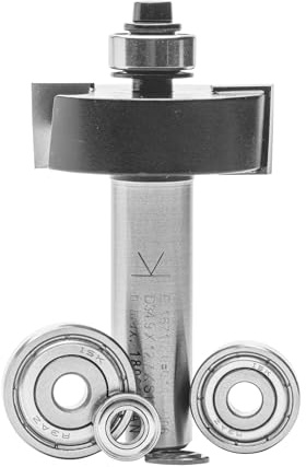 ENT 16710 Falzfräser Set HW, Schaft (S) 12 mm, Durchmesser (D) 34,9 mm, NL 12,7 mm, SL 40 mm, mit Kugellager