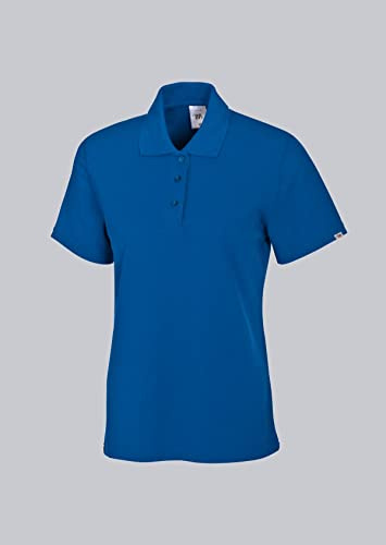 BP 1648-181-13-L Poloshirt für Frauen, 1/2 Ärmel, Polokragen mit Knopfleiste, 64 cm, 220,00 g/m² Stoffmischung, Königsblau, L