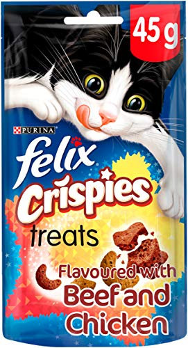 FELIX Crispies Cat Treats Beef and Chicken 45g