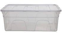 Pack Of 5 - 38cm / 10 Litre Plastic Storage Container Box's (Made In The U.K)