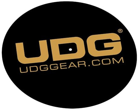 UDG Slipmat Set Schwarz / Golden U9935