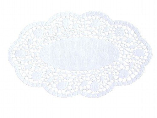 Staufen Moccadeckchen oval Rose, 17 x 24 cm, 1000 Stück