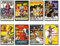 Classic B Movie Film Poster Fridge Magnets - Set of 8 large fridge magnets No.1