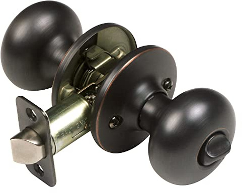Design House Cambridge Privacy Door Knob, Oil Rubbed Bronze