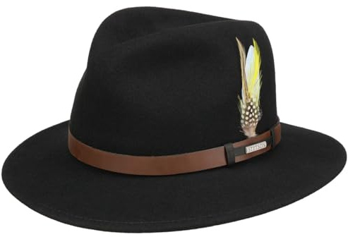 Stetson Sardis VitaFelt Traveller Hut Damen Herren Wollfilzhut wasserabweisend Made in USA Regenhut Packable Sommer Winter
