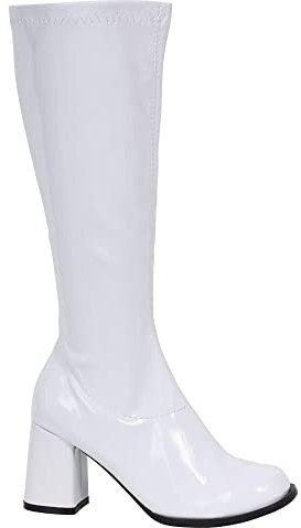 Ellie Shoes Damen Kniehohe Mode-Stiefel, Weiss/opulenter Garten, 36.5 EU