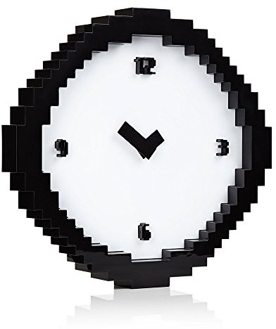 Mustard Pixel Time - Pixelated wall clock
