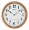 Seiko Funkwanduhr braun Holz (Erle) QXR208Z