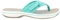 Clarks Women's Breeze Sea Flip Flop, New Turquoise Synthetic, 4.5 UK M