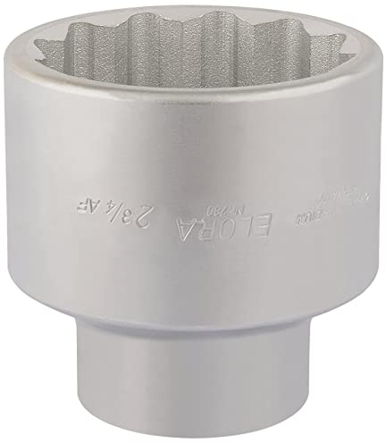 Draper 67533 Elora Bi-Hexagon Socket, 1 Square Drive, 2.3/4 AF
