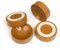 Slipstick CB600 Floor Protector Castor Cups with Non Slip Rubber Grips (Set of 4) 45 mm Round Caster Cups for Furniture Wheels - Caramel