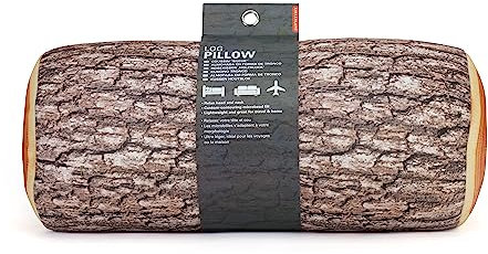 Kikkerland Log Head Rest, 1 Stück (1er Pack), Braun