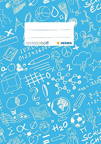 HERMA 3 Protèges Hefte Schoolydoo A5 PP Etikett Dunkelblau