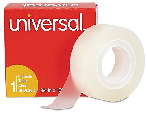 Invisible Tape, 3/4 x 1000, 1 Core, 12/Pack, Sold as 1 Package