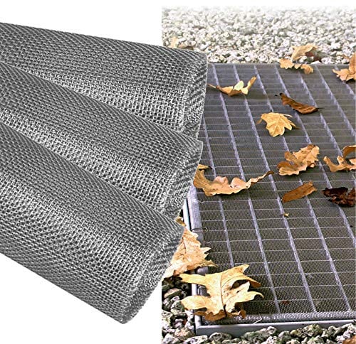 DILUMA | Lichtschachtabdeckung 3er Set 60x120 cm aus Aluminiumgewebe | Kellerschachtabdeckung für Zuverlässigen Schutz
