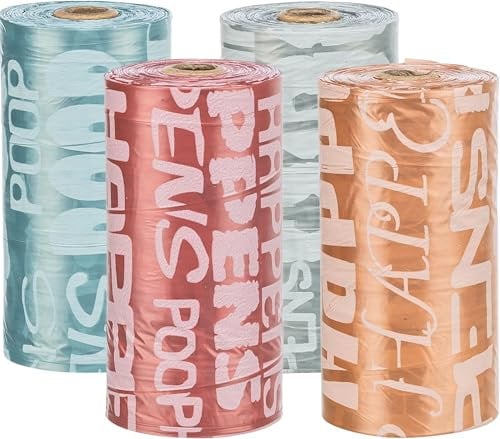 TRIXIE Hundekotbeutel Set mit 8 Rollen - je Rolle 20 Beutel - passend für Beutelspender - Bunte Farbauswahl - 22844
