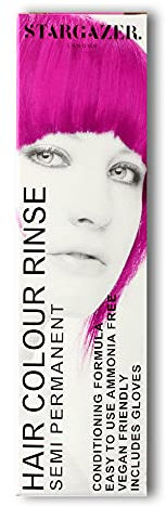 TINTE COLOR FANTASIA STARGAZER SIN AMONIACO PROFESIONAL COLOR SHOKING PINK 70ML + INCLUYE GUANTES