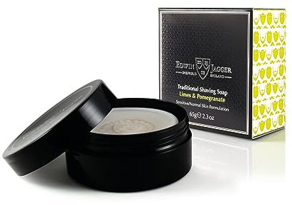 Edwin Jagger SSLPT Limonen & Granatapfel 99,9% natürliche traditionelle Rasierseife 65g Reisetube