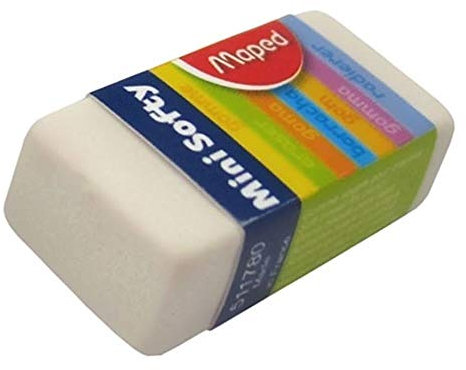 Maped 36 Stück Radiergummis Mini Softy ideal für Anima