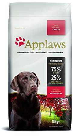 Applaws Complete and Grain Free Dry Dog Food 15kg Adult Chicken for Large Adult Dogs