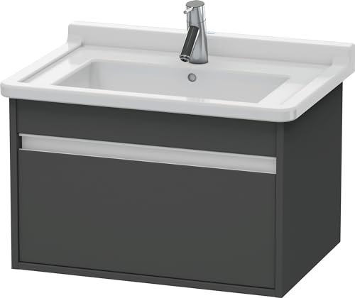 Duravit Waschtischunterschrank wandhängend Ketho 465x800x410mm 1 Auszug, für 030480, graphit matt, K