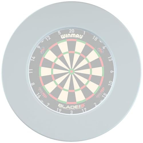 Winmau Plain White Dartscheibe Surround Suitable for All Winmau Bristle Dartboards