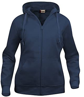 Clique - Damen Kapuzen Sweatjacke 'Basic Hoodie' / dark navy (580), M