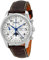 Longines Herren Chronograph Automatik Uhr mit Leder Armband L26734783
