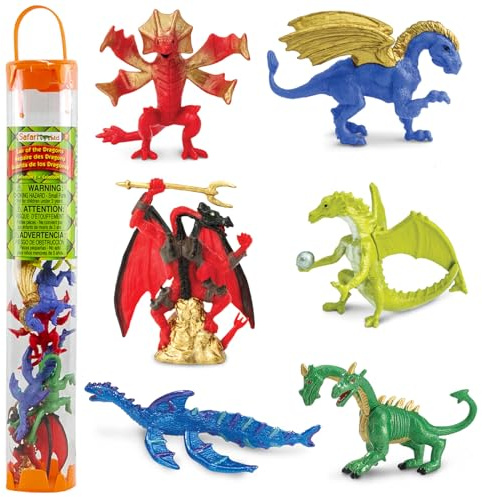 Toob Safari Lair of Dragons Collection 5,1 cm Miniaturen (Mehrfarbig)