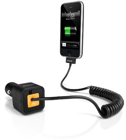 Philips DLM2205/10, Caricabatterie per auto per iPhone 3G/3GS/iPhone 4/ iPod
