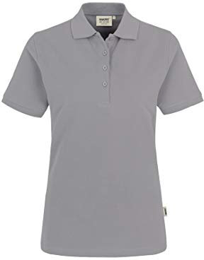 HAKRO Damen Polo-Shirt Classic - 110 - titan - Größe: XL
