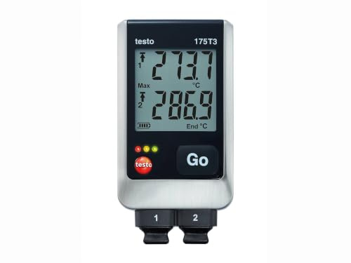 Testo 175-T3 Temperatur Temperatur Datenprotokolliergerät, USB, -20 °C 2-Kanal → 55 °C