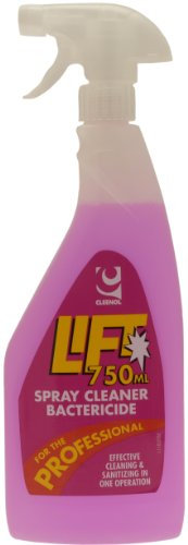 Cleenol 057549 Lift Spray Cleaner with Bactericide, 750 mL, Pack of 6