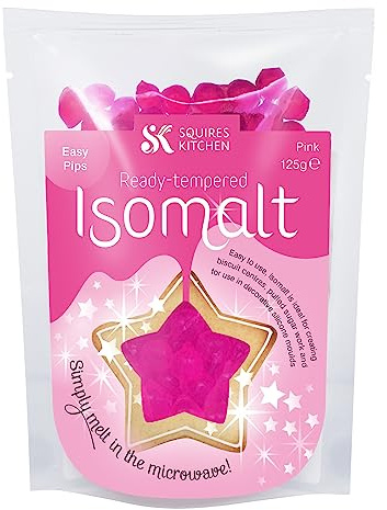 Squires Kitchen Pink Tempered Isomalt - 125g