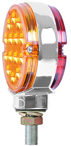 Grand General 75190 LED-Leuchte, doppelseitig, 7,6 cm, Bernstein/Rot