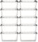 Hammarplast 10x Aufbewahrungsbox stapelbare Box Smart Store Classic 10 transparent mit Deckel & Klickverschluss
