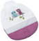 Be Be's Collection 432-72 ca.48cm Strampelsack leicht wattiert, Eulen fuchsia by Bebes Collection