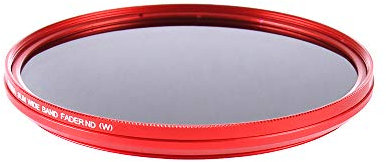 FOTGA 40.5mm Ultra Slim Fader ND-Objektiv-Filter Einstellbare Neutraldichtefilter Variable ND2 zu ND400 Neutral Density Filter Graufilter - Rot