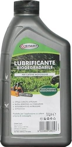 START - Schmiermittel biologisch abbaubar | Motoröl für Kettensägen | Verschleißfest | 1 Liter | Motorrad Kettenschmierstoff