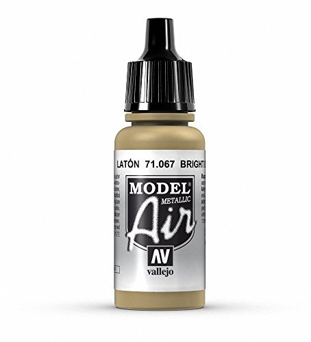 Vallejo Model Air Flacon de peinture acrylique 17 ml Metallic Bright Brass