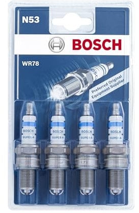 Bosch WR78 (N53) - Bougies d'allumage Super 4 - Jeu de 4