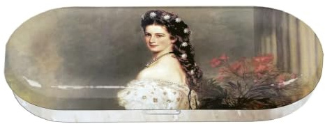 Fridolin 18796 Brillenetui Sisi, Metall, bunt, 16 x 6,6 x 2,8 cm