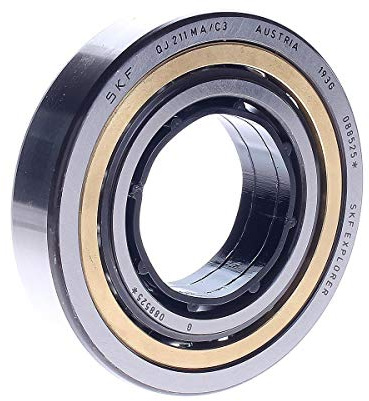 SKF – Kugellager 4-Punkte-QJ 211 mA/C3, 55 x 100 x 21