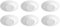 Luminarc Trianon Soup Plate Deep Diameter: 22.5 cm, Opal Glass, White (Pack of 6)