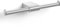 ZACK 40414 ATORE Doppel-Toilettenpapierhalter, Edelstahl matt, 7,9 x 29,2 x 3,2 cm