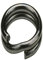 Owner Unisex-Erwachsene Split Ring, Size 2, 37Lb-Stainless (16-Pack) Hyper Wire Spaltring, Größe 2, 16,8 kg, Edelstahl, 16 Stück, Black Chrome, Einheitsgröße